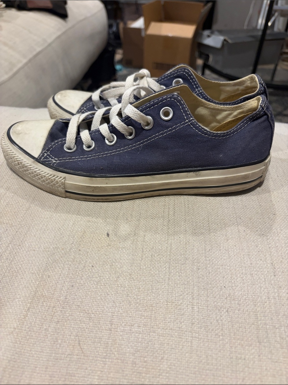 converse all star low navy mens sz 5 womens sz 7